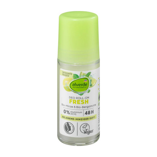 Кульковий дезодорант Аlverde NATURKOSMETIK М'ята та Бергамот, 50 мл